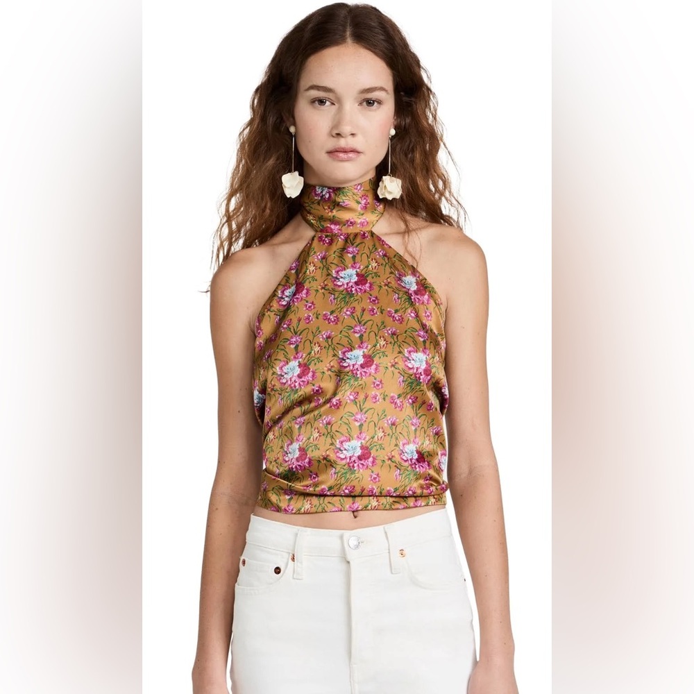 Loveshackfancy silk top